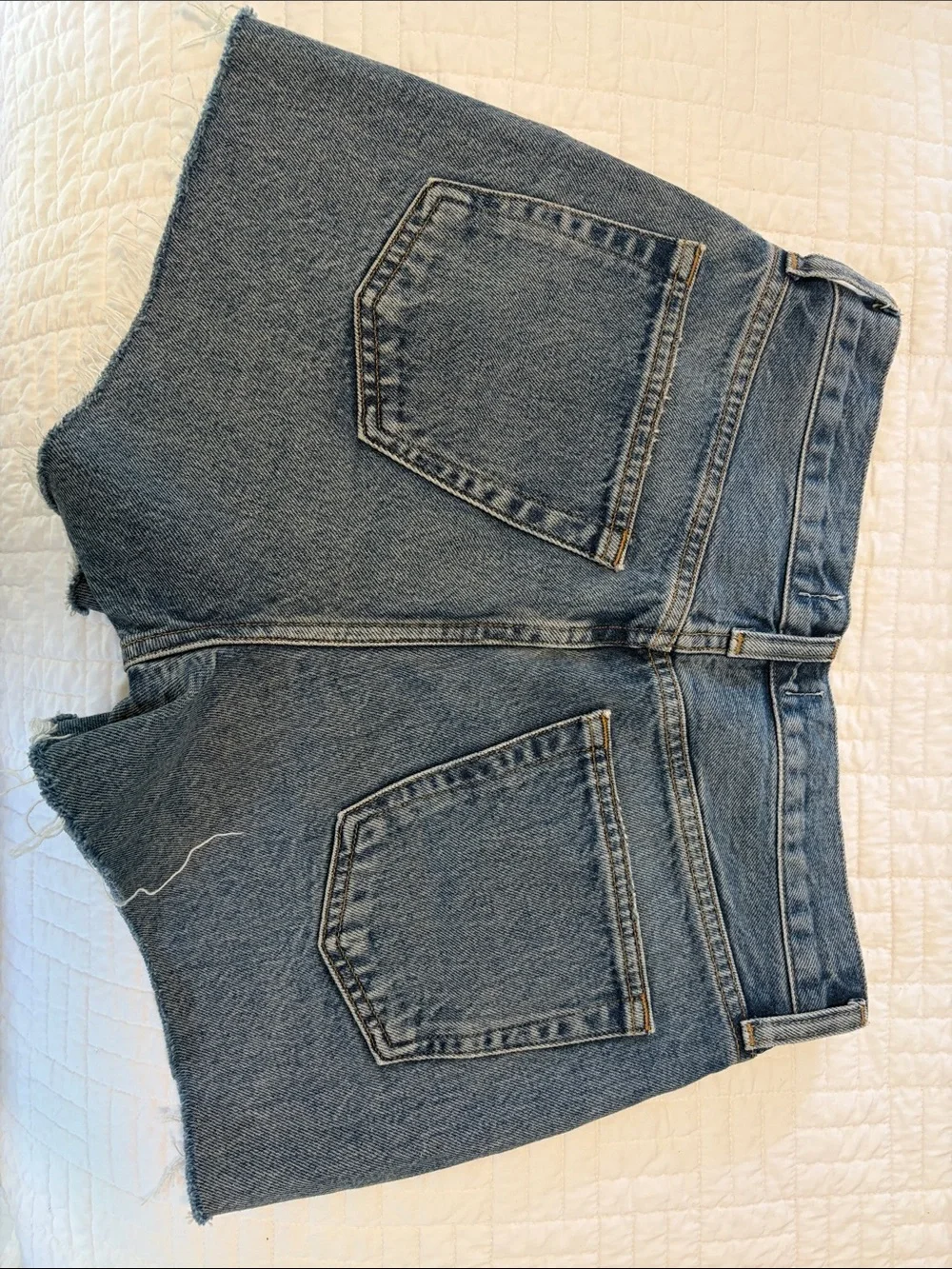 AGOLDE PARKER DENIM SHORTS
